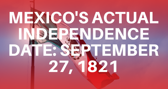 mexico actual independence