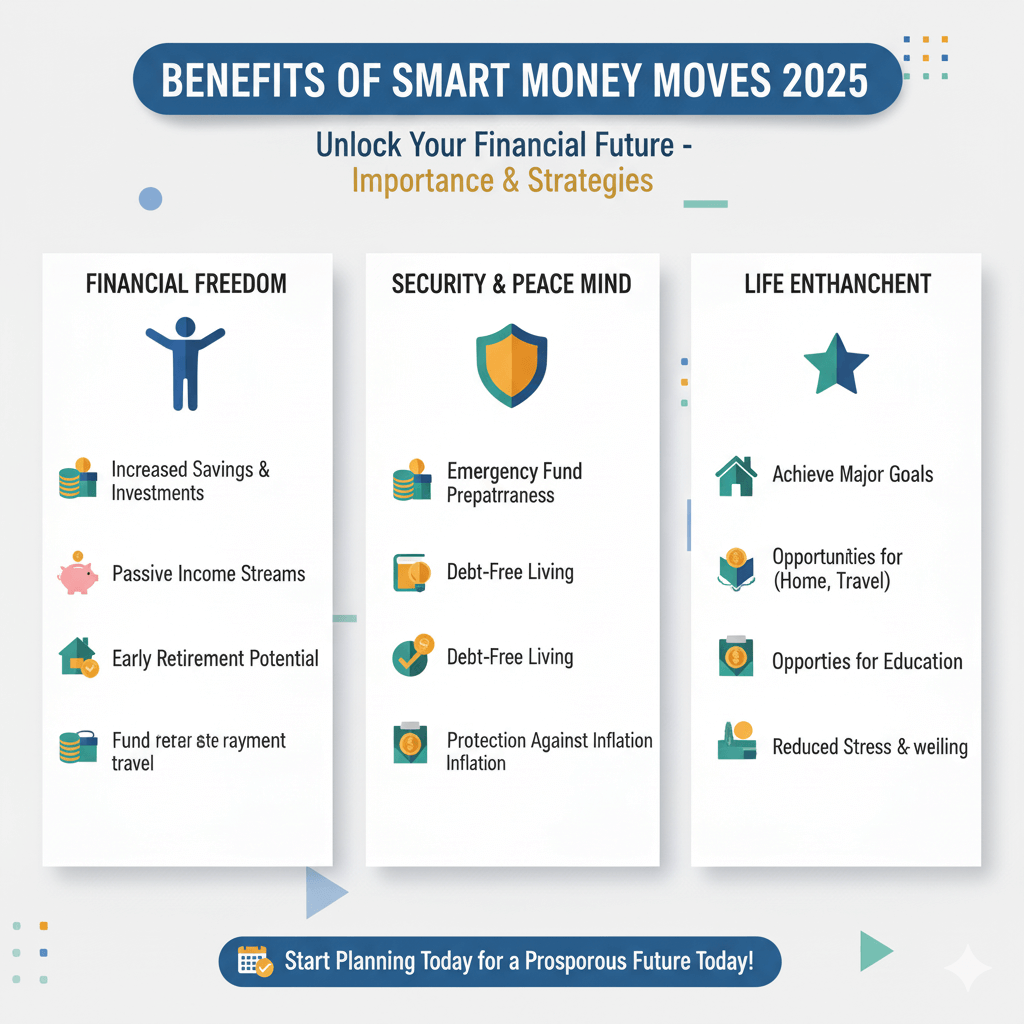 smart money moves for 2025 benefits illustration