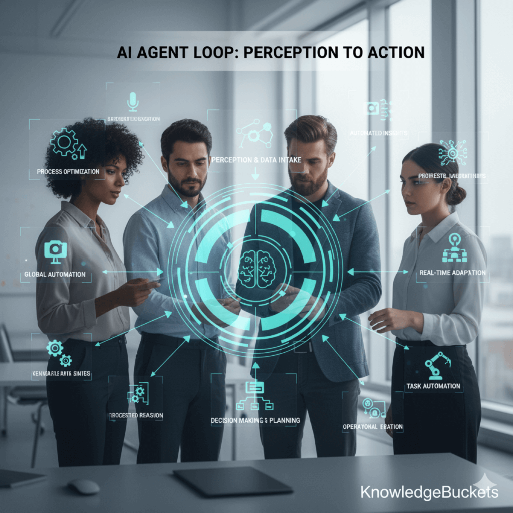 AI agent decision loop diagram