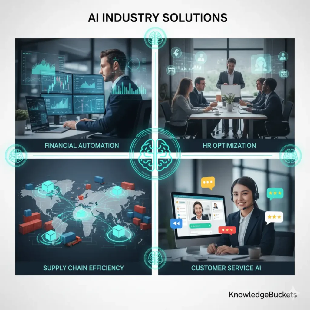 autonomous AI agent use cases in finance HR supply chain customer service