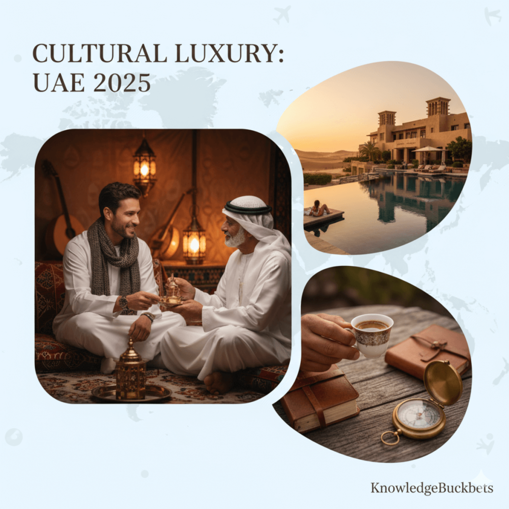 Traveller in cultural-immersion setting luxury experience 2025