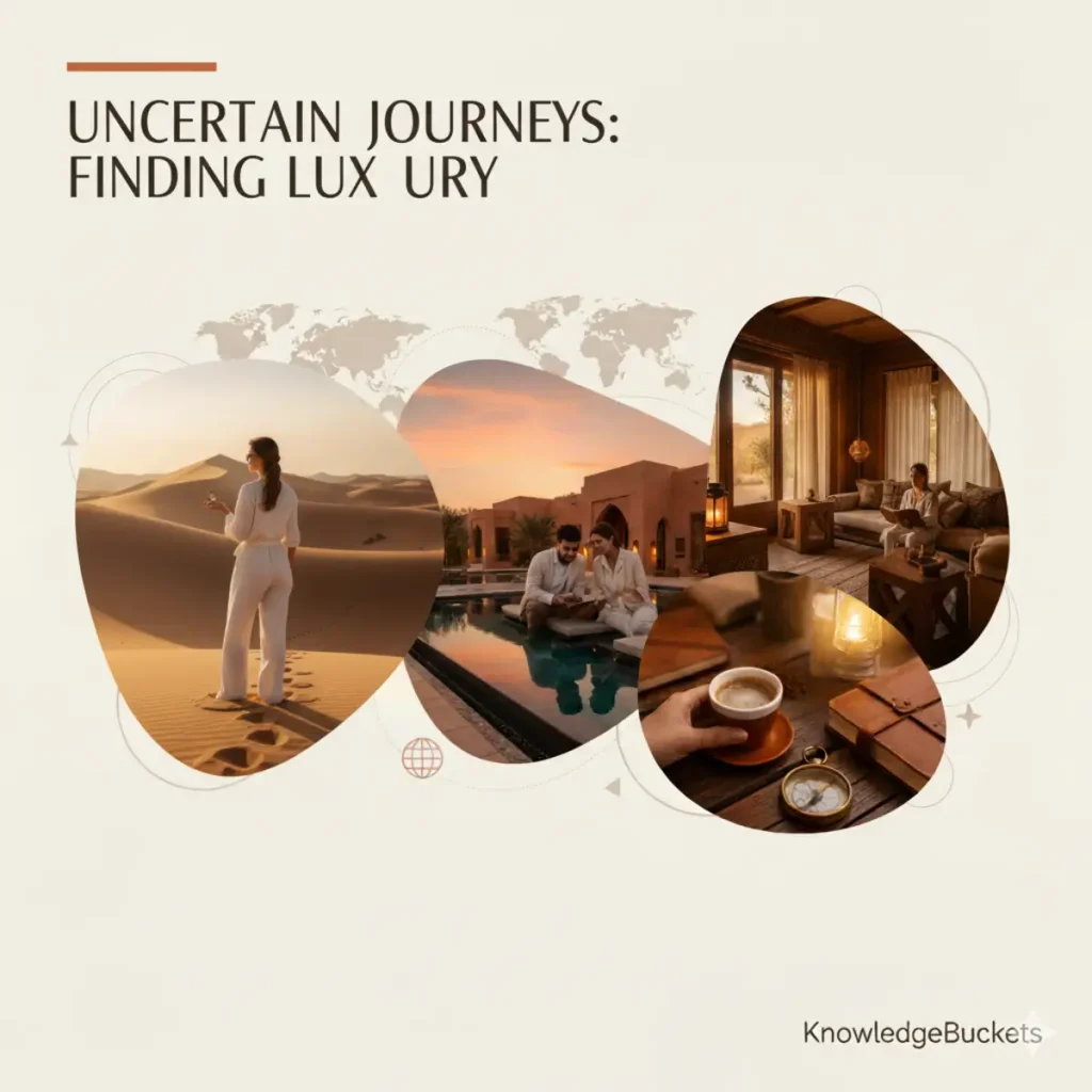 traveller facing challenge immersive remote location